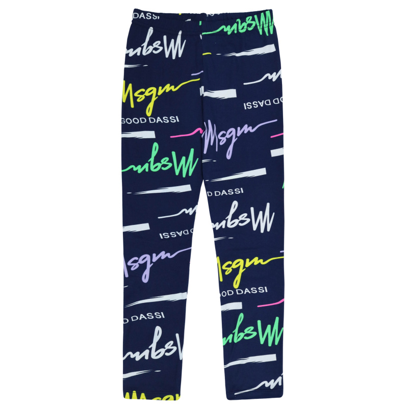 картинка БГ_ЧЗ Лосины для девочки 8-12 лет 60% хлопок, 40% полиэстер BONITO KIDS/BK1297L(04-24)(ЧЗ)/уп.5шт./меш.600шт. от BonitoKids