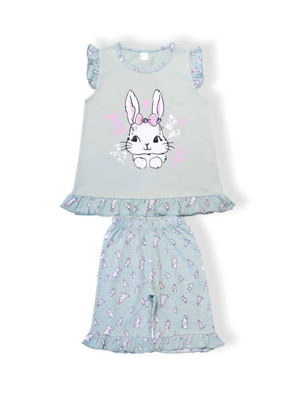 картинка БГ_ЧЗ Пижама для девочки 3-7 лет 100% хлопок BONITO KIDS/SS6123(ЧЗ)/уп.5шт./меш.480шт. от BonitoKids