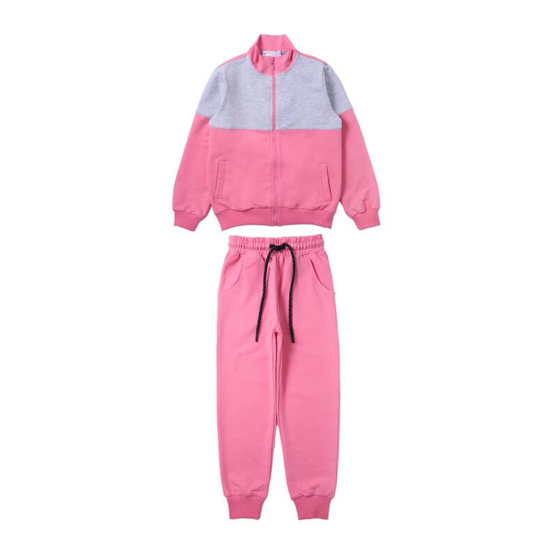 картинка ЧЗ Комплект для девочки (бомбер и брюки), 8-12 лет, 65% хлопок, 27% полиэстер, 8% эластан, BONITO KIDS/OP1852(ЧЗ)/уп.5шт./меш.100шт. от BonitoKids