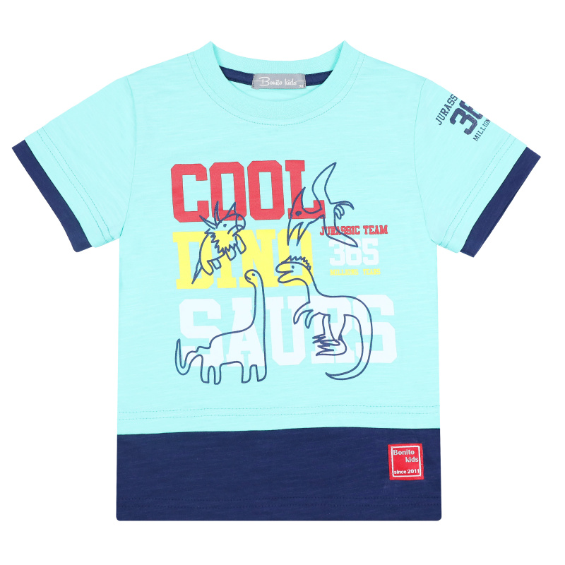картинка ЧЗ Футболка для мальчика 3-7 лет 100% хлопок BONITO KIDS/BK1664F(ЧЗ)/уп.5шт./меш.650шт. от BonitoKids