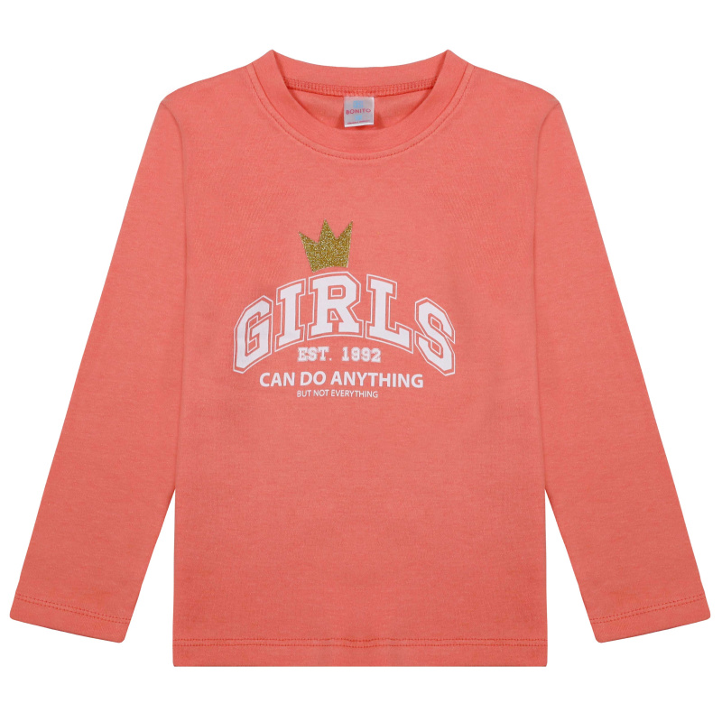 картинка БГ_ЧЗ Лонгслив для девочки 5-8 лет 100% хлопок BONITO KIDS/BK0009D(09-24)(ЧЗ)/уп.4шт./меш.400шт. от BonitoKids