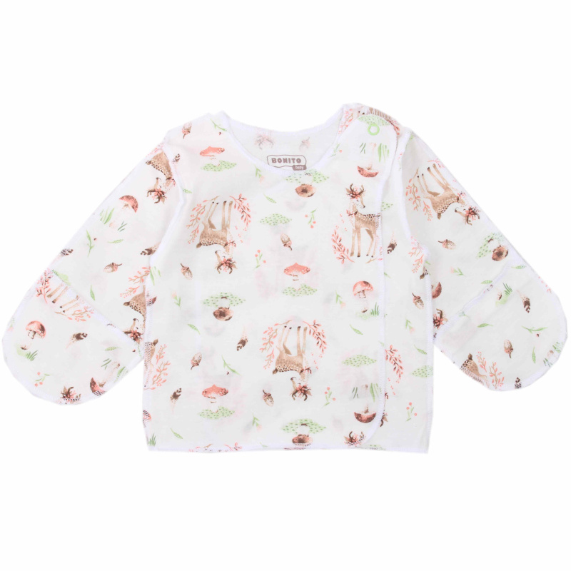 картинка Распашонка для новорожденных 56-62 см 100% хлопок BONITO KIDS/OP1868/уп.12шт./меш.1080шт. от BonitoKids