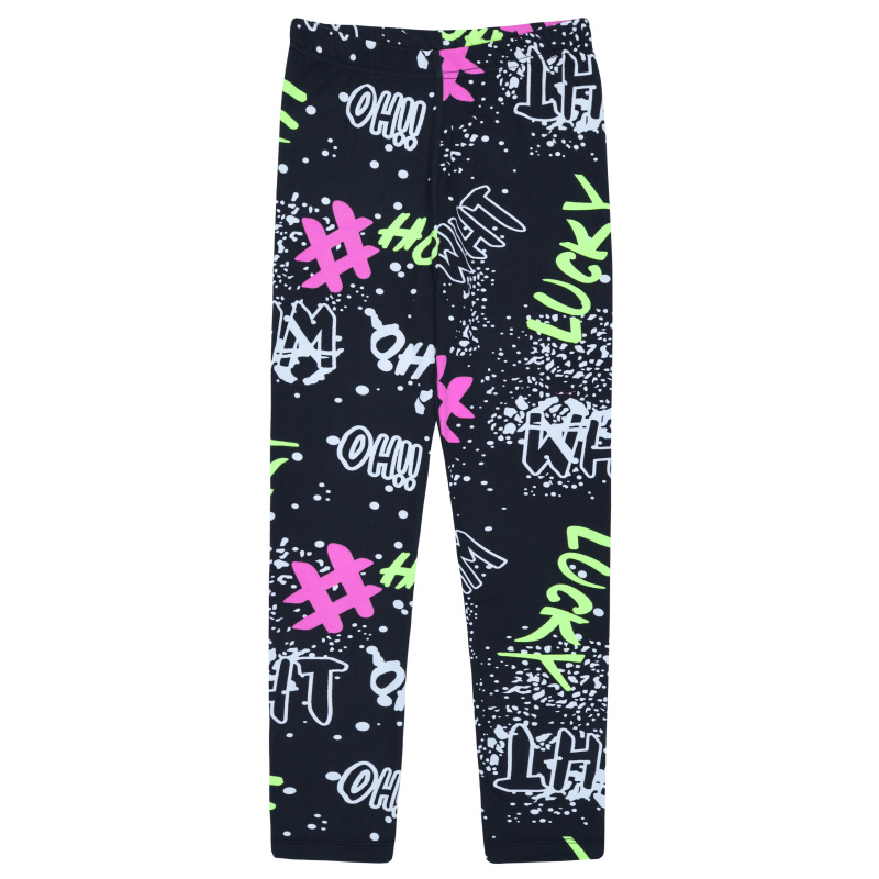 картинка КГ_БГ Лосины для девочки 8-12 лет 60% хлопок, 40% полиэстер BONITO KIDS/BK1297L/уп.5шт./меш.600шт. от BonitoKids