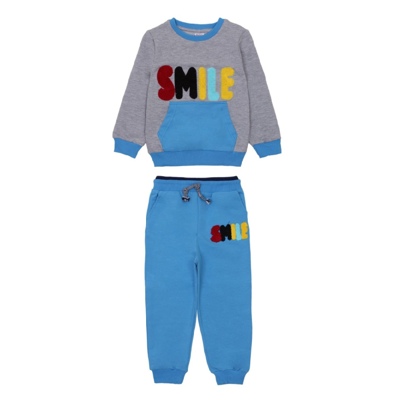 картинка ЧЗ Комплект для мальчика (толстовка,трико), 3-7 лет, 65% хлопок, 27% полиэстер, 8% эластан, BONITO KIDS/OP1230(ЧЗ)/уп.5 шт./меш.120шт. от BonitoKids