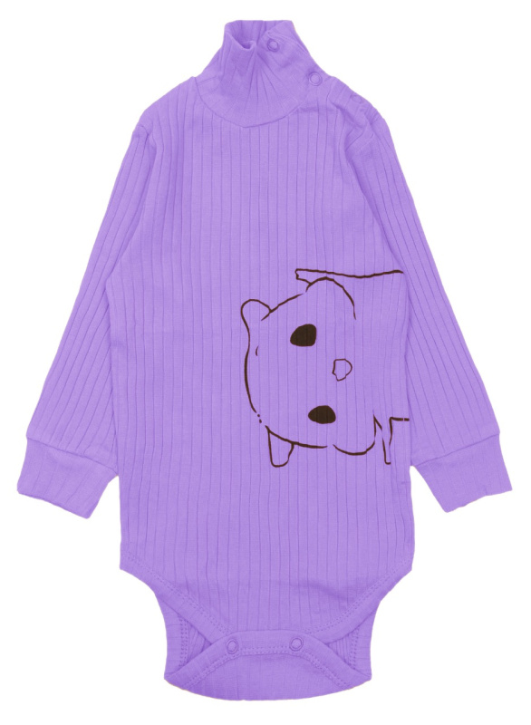 картинка ЧЗ Боди для детей  68-92 100% х/б BONITO KIDS/OP1298(ЧЗ)/уп.5шт./меш.450шт. от BonitoKids