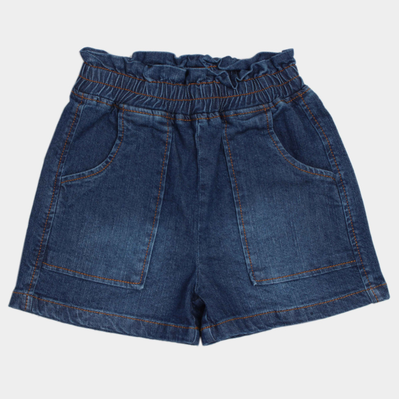 картинка ЧЗ Шорты для девочки 6-9 лет 100% хлопок BONITO KIDS/OP1611(ЧЗ)/уп.4шт/меш.300шт. от BonitoKids