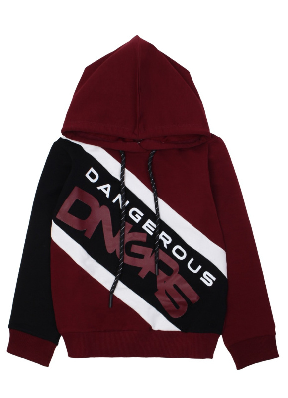 картинка ЧЗ Толстовка для мальчика 8-12 лет 65% хлопок, 27% пэ, 8% эластан BONITO KIDS/OP1248(ЧЗ)/уп.5шт./меш.220шт. от BonitoKids