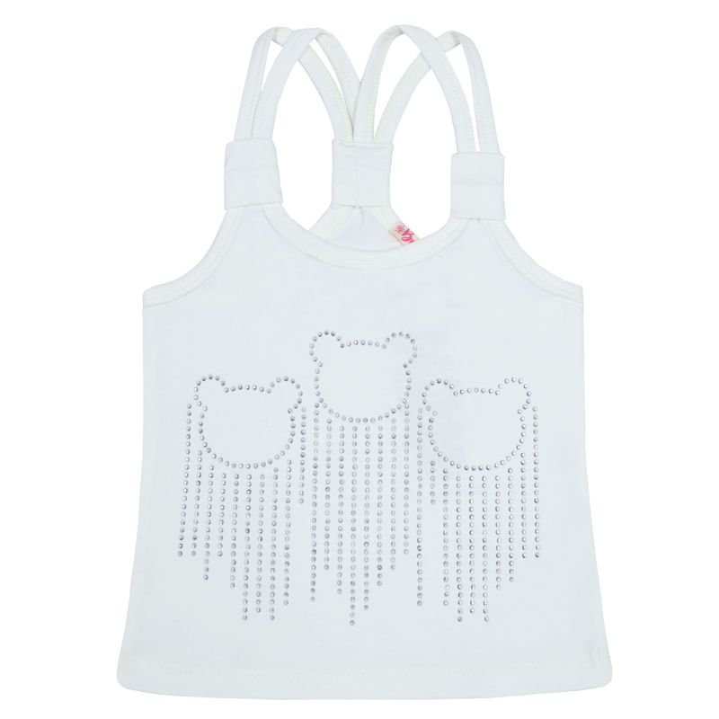 картинка КГ_БГ Майка для девочки 3-7 лет 92% хлопок, 8% лайкра BONITO KIDS/BK1594M/уп.5шт./меш.1000шт. от BonitoKids