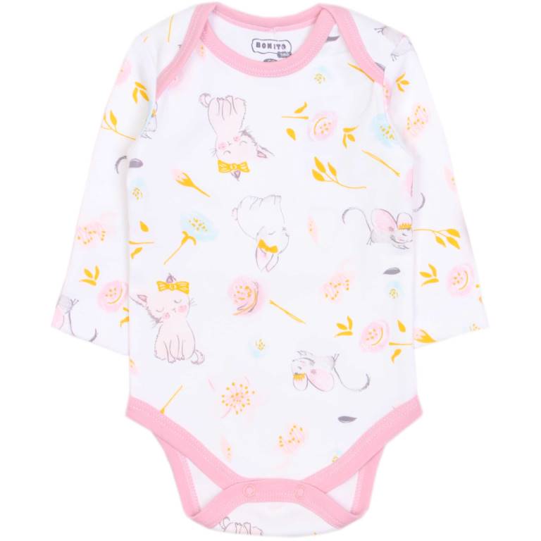 картинка БГ Боди для детей 62-86 100% х/б BONITO KIDS/OP1729/уп.5шт./меш.550шт. от BonitoKids