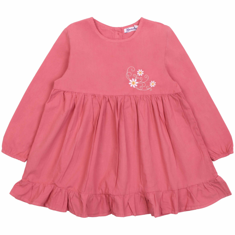 картинка БГ_ЧЗ Платье для девочки 3-7 лет 100% хлопок BONITO KIDS/OP1679(ЧЗ)/уп.5шт./меш.300шт. от BonitoKids