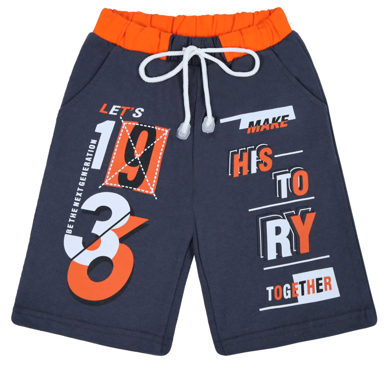 картинка БГ_ЧЗ Шорты для мальчика 3-7 лет 100% хлопок BONITO KIDS/BK1430SH-23-01 /уп.5шт./меш.450шт. от BonitoKids