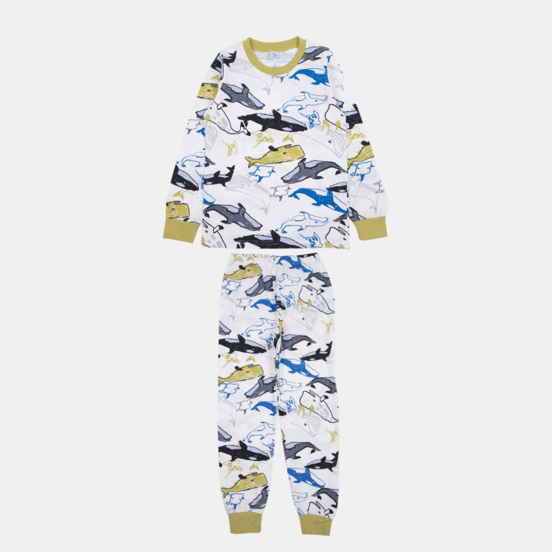 картинка БГ_ЧЗ Пижама для мальчика 8-12 лет 100% хлопок BONITO KIDS/SS6041(01-23)/уп.5шт./меш.200шт. от BonitoKids