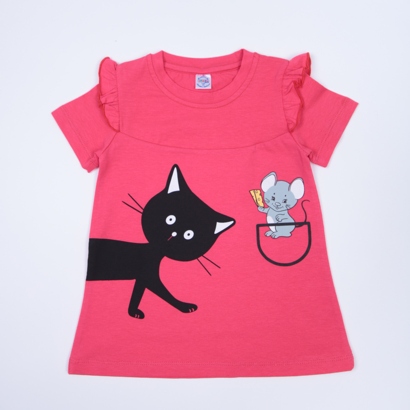 картинка КГ_БГ Платье для девочки 2-6 лет 92% хлопок, 8% лайкра BONITO KIDS/SS6051/уп.5шт./меш.500шт. от BonitoKids