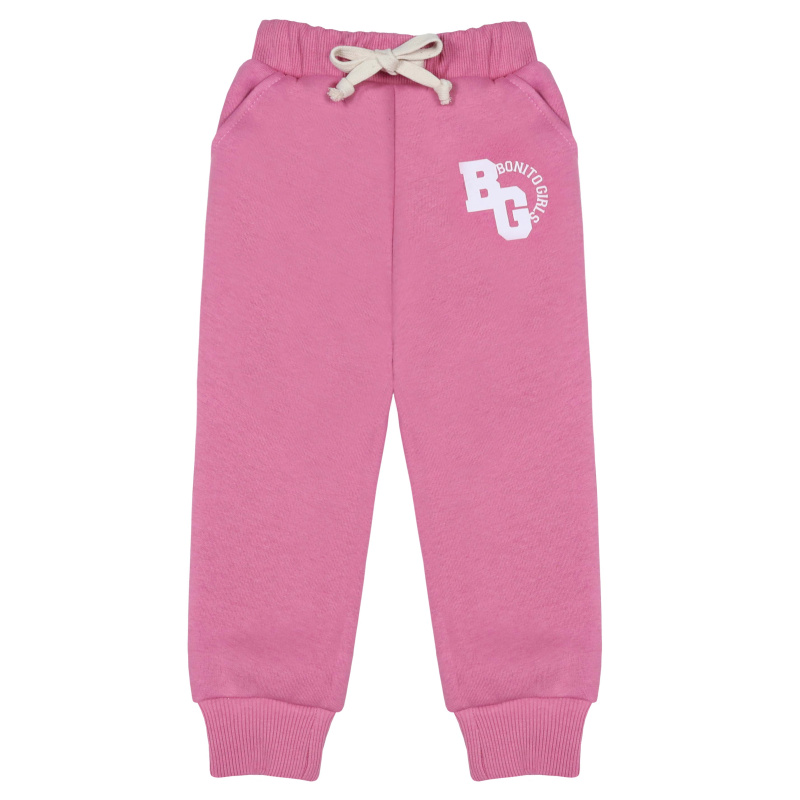 картинка БГ_ЧЗ Брюки для девочки, 8-12 лет, 85% хлопок, 15% пэ, BONITO KIDS/BK1713B(07-24)(ЧЗ)/уп.5шт./меш.105шт. от BonitoKids