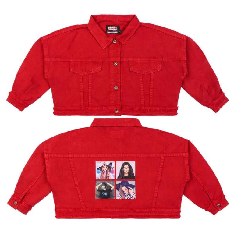 картинка БГ_ЧЗ Жакет для девочки 10-13 лет 100% хлопок BONITO KIDS/OP1196(ЧЗ)/уп.4шт./меш.120шт. от BonitoKids