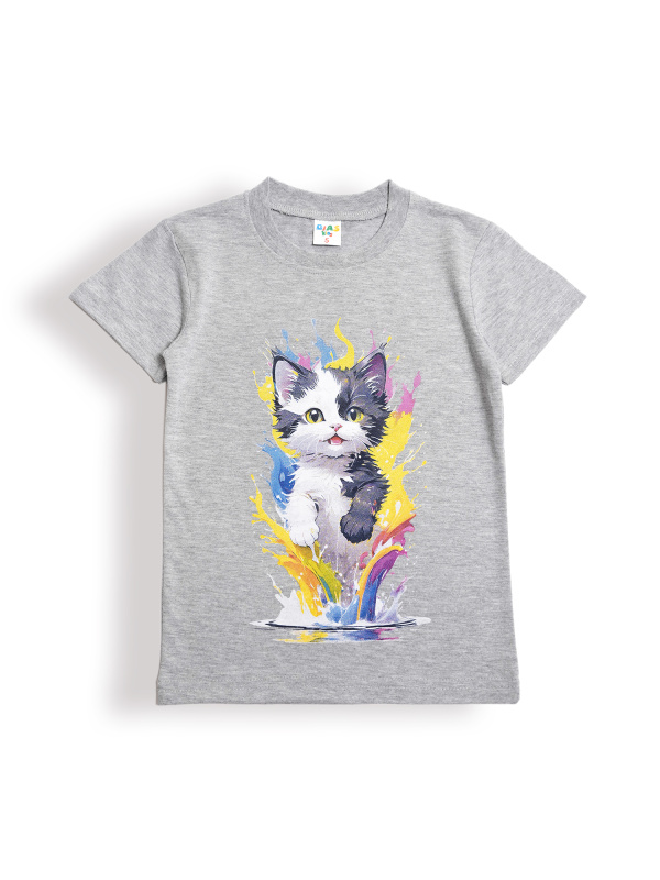 картинка КГ Футболка для девочки 5-8 лет 100% хлопок DIAS KIDS/DK0002D/уп.4шт./меш.800шт. от BonitoKids