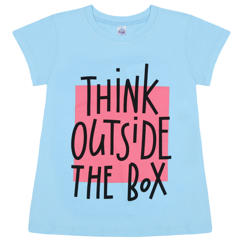 картинка БГ_ЧЗ Футболка для девочки, 8-12 лет, 100% хлопок, BONITO KIDS/BK0003(03-24)(ЧЗ)/уп.5шт./меш.600шт. от BonitoKids