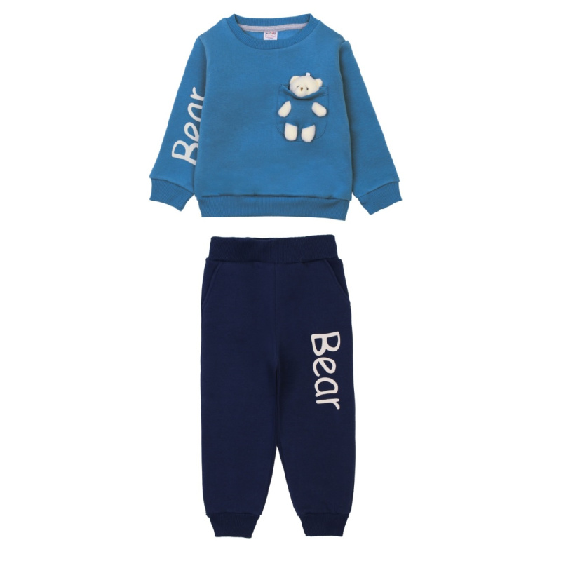 картинка ЧЗ Комплект для детей (толстовка, трико), 2-5 лет, 95% хлопок, 5% эластан,  BONITO KIDS/OP1265(ЧЗ)/уп.4шт./меш.96шт. от BonitoKids