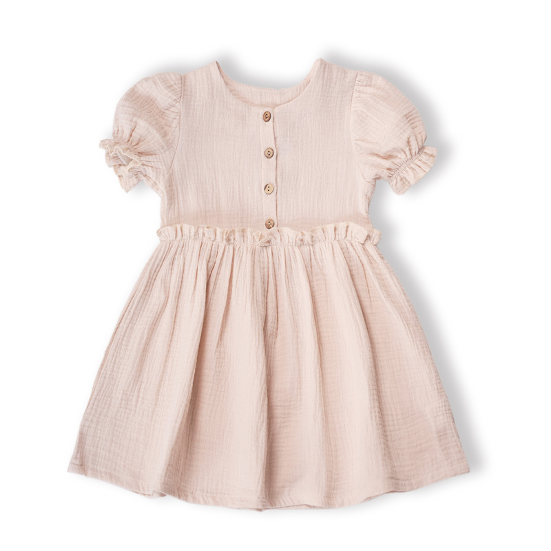 картинка КГ Платье для девочки 2-5 лет 100% хлопок BONITO KIDS/OP1930/уп.4шт./меш.260шт. от BonitoKids