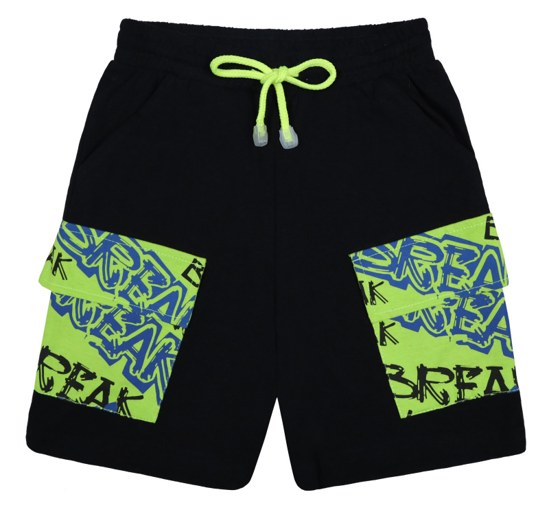 картинка БГ_ЧЗ Шорты для мальчика 8-12 лет 100% хлопок BONITO KIDS/BK1652SH(ЧЗ)/уп.5шт./меш.380шт. от BonitoKids