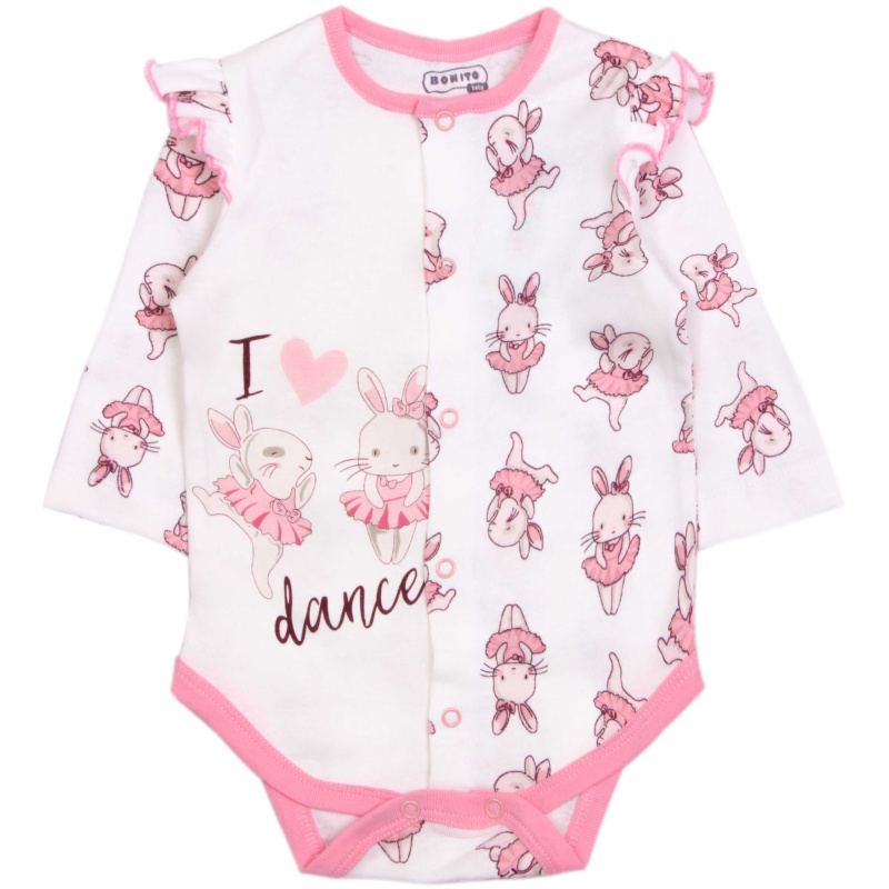 картинка БГ_ЧЗ Боди для детей 68-86 см BONITO KIDS/OP1442(ЧЗ)/уп.4шт./меш.456шт. от BonitoKids