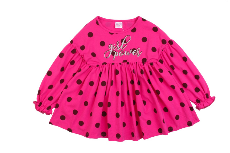 картинка ЧЗ Платье для девочки 3-7 лет 95% хлопок, 5% эластан BONITO KIDS/OP1293(ЧЗ)/уп.5шт./меш250шт. от BonitoKids