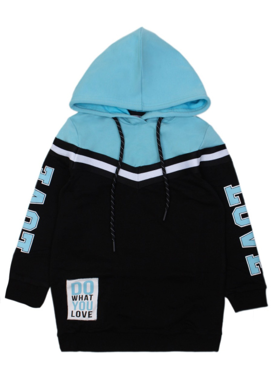 картинка ЧЗ Туника для девочки 8-12 лет 65% хлопок, 27% пэ, 8% эластан BONITO KIDS/OP1242(ЧЗ)/уп.5шт./меш.160шт. от BonitoKids