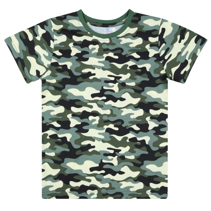 картинка БГ_ЧЗ Футболка для мальчика 8-12 лет 100% хлопок BONITO KIDS/BK1291F(12-23)(ЧЗ)/уп.5шт./меш.600шт. от BonitoKids