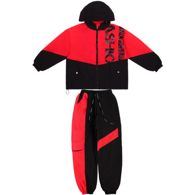 картинка БГ_ЧЗ Костюм для девочек (толстовка, трико), 9-12 лет, 100% п/э, BONITO KIDS/OP101(ЧЗ)/уп.4шт./меш.100шт. от BonitoKids