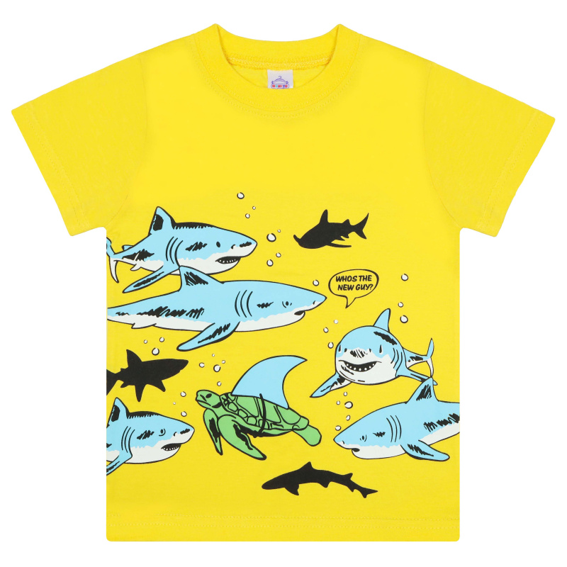 картинка БГ Футболка для мальчика, 4-8 лет, 100% хлопок, BONITO KIDS/BK0002M(03-24)/уп.5шт./меш.700шт. от BonitoKids