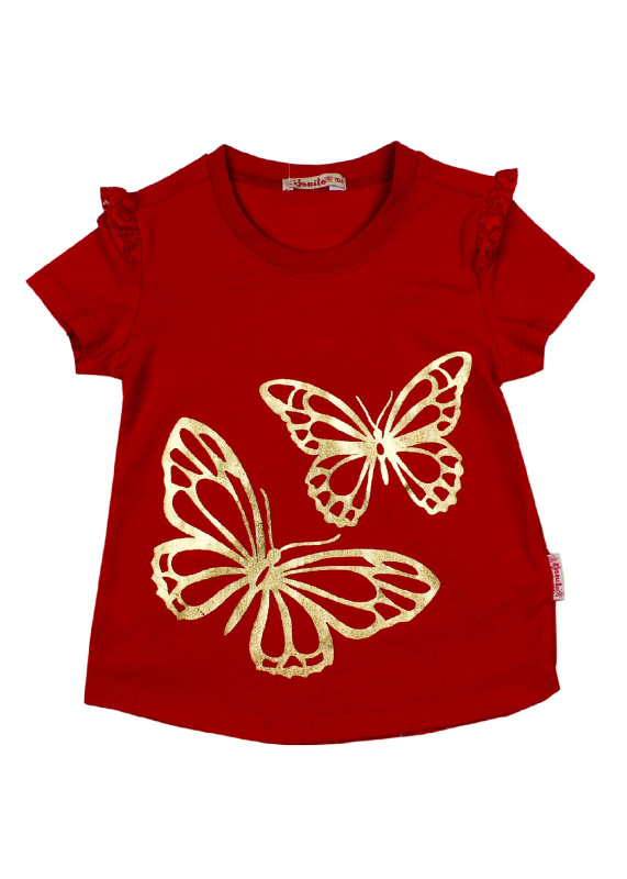 картинка ЧЗ Футболка для девочки 3-7 лет 92% хлопок, 8% лайкра BONITO KIDS/BK1194K/уп.5шт./меш.600шт. от BonitoKids