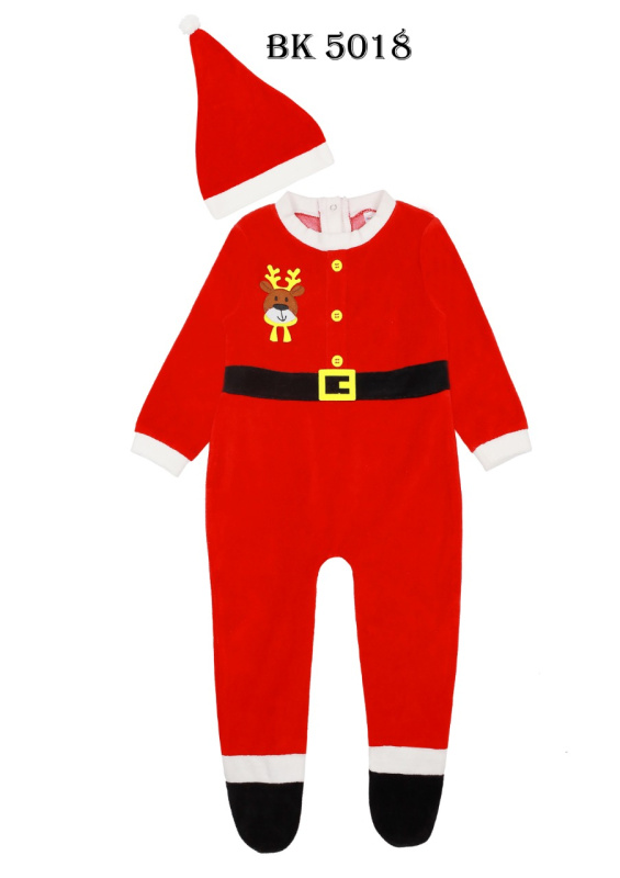 картинка КГ_ОТ Комбинезон для мальчика (Новогодний) 2х предметный BONITO KIDS/BK5018KP/уп.2 шт./меш.120шт от BonitoKids