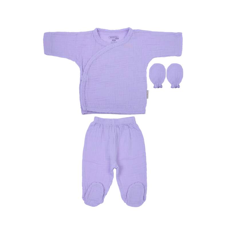 картинка ЧЗ Комплект для новорожденных (распашонка, ползунки, рукавички) 56-68 см 100% хлопок BONITO KIDS/OP1801/уп.3шт./меш.360шт. от BonitoKids