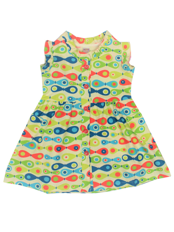 картинка КГ Платье для девочки 2-5 лет 100% хлопок BONITO KIDS/BK291P/уп.4шт./меш.628шт. от BonitoKids