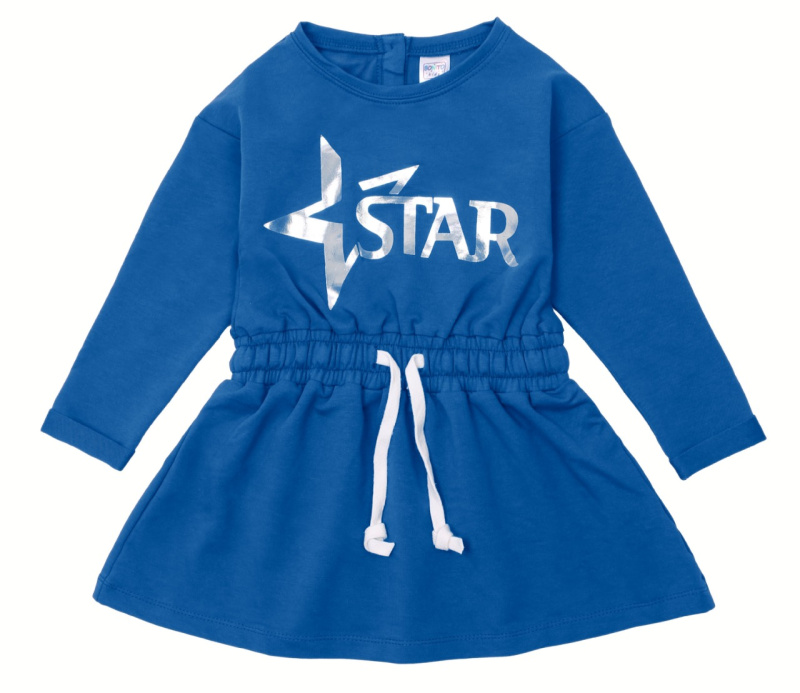 картинка ЧЗ Платье для девочки 3-7 лет 65% хлопок, 27% пэ, 8% эластан BONITO KIDS/OP1244(ЧЗ)/уп.5шт./меш 210шт. от BonitoKids