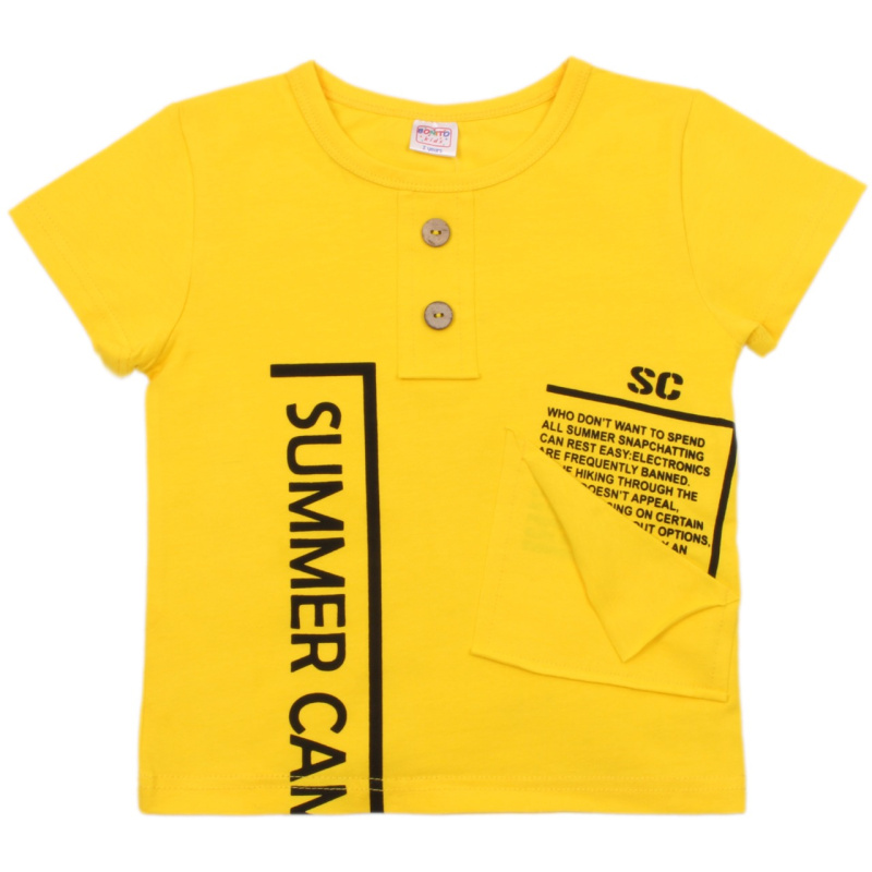 картинка БГ_ЧЗ Футболка для мальчика 2-6 лет 95% хлопок, 5% эластан BONITO KIDS/OP1425/уп.5шт./меш.600шт. от BonitoKids