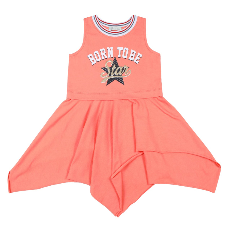 картинка БГ_ЧЗ Платье для девочки 3-7 лет 92% хлопок, 8% лайкра	BONITO KIDS/BK1565P(ЧЗ)/уп.5шт./меш.350шт. от BonitoKids