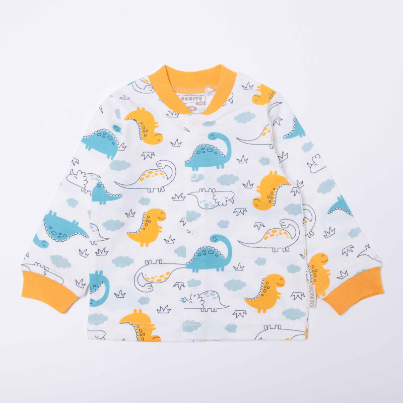 картинка ЧЗ Кофта для детей 68-86 см 100% хлопок BONITO KIDS/OP1864(ЧЗ)/уп.4шт./меш.680шт. от BonitoKids