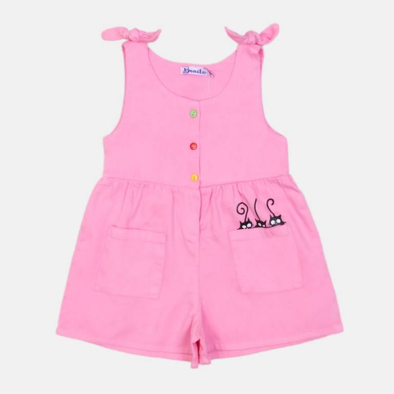 картинка Комбинезон для девочки 1-3 лет 100% хлопок BONITO KIDS/OP1664/уп.4шт./меш.432шт. от BonitoKids