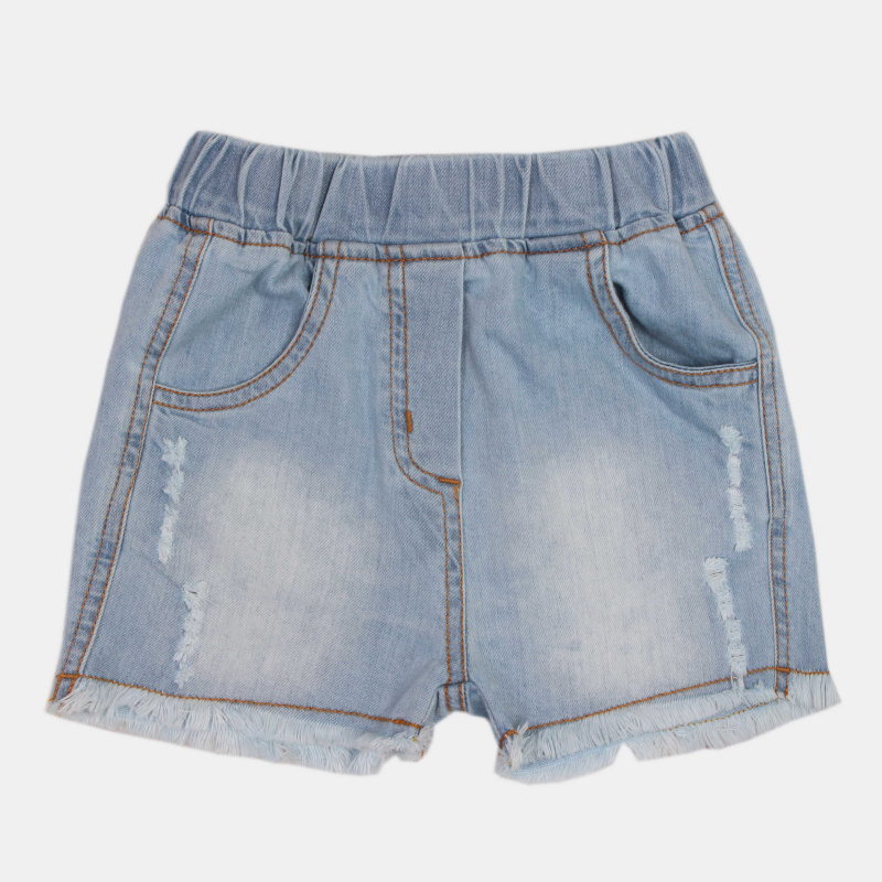 картинка ЧЗ Шорты для девочки 2-5 лет 97% хлопок, 3% эластан BONITO KIDS/OP1608(ЧЗ)/уп.4шт/меш.428шт. от BonitoKids