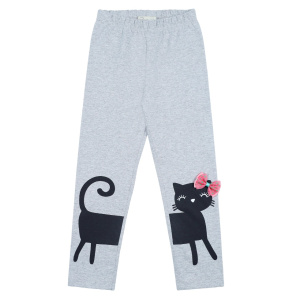 картинка ЧЗ Лосины для девочки 3-7 лет 92% хлопок, 8% лайкра BONITO KIDS/BK1609L(ЧЗ)/уп.5шт./меш.700шт. от BonitoKids