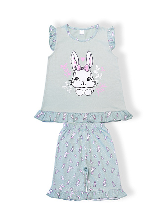 картинка БГ_ЧЗ Пижама для девочки 3-7 лет 100% хлопок BONITO KIDS/SS6123(ЧЗ)/уп.5шт./меш.480шт. от магазина