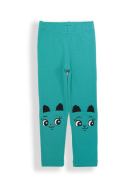 БГ_ЧЗ Лосины для девочки 2-6 лет 92% хлопок, 8% лайкра BONITO KIDS/BK1040L(09-25)(ЧЗ)/уп.5шт./меш.600шт.