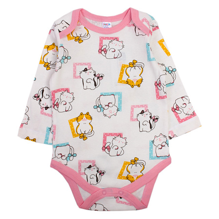 картинка КГ_БГ Боди для детей  68-86 100% х/б BONITO KIDS/OP1380(01-22)/уп.4шт./меш.576шт. от магазина