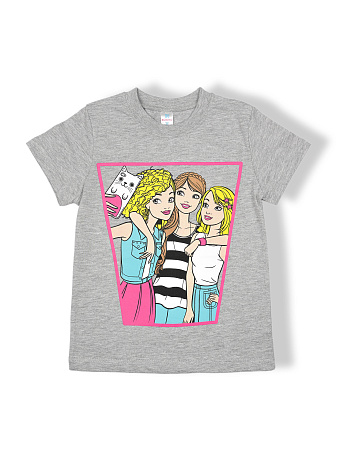 картинка БГ Футболка для девочки 4-8 лет 100% хлопок BONITO KIDS/BK0002D(05-24)/уп.5шт./меш.700шт. от магазина