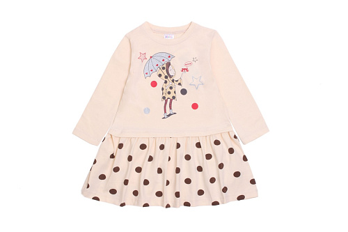 картинка КГ_ОТ Платье для девочки 2-6 лет 95% хлопок, 5% эластан BONITO KIDS /уп.5шт./меш.400шт от магазина