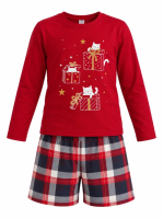 БГ_ЧЗ Пижама для девочки 11-14 лет 100% хлопок BONITO KIDS/BK1864PJ(ЧЗ)/уп.4шт./меш.280шт.