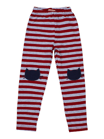 картинка ЧЗ Лосины для девочки 2-6 лет 92% хлопок, 8% лайкра BONITO KIDS/BK1298L(ЧЗ)/уп.5 шт./меш.650 от магазина