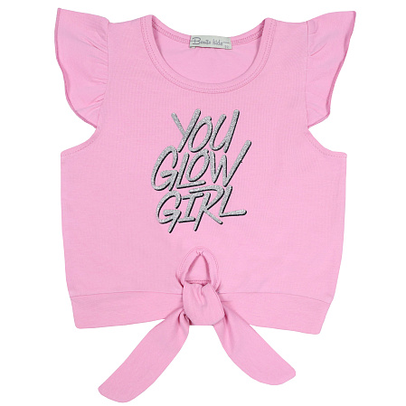 картинка КГ_БГ Футболка для девочки 2-6 лет 92% хлопок, 8% лайкра BONITO KIDS/BK1597K/уп.5шт./меш.700шт. от магазина