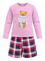 БГ_ЧЗ Пижама для девочки 11-14 лет 100% хлопок BONITO KIDS/BK1864PJ(ЧЗ)/уп.4шт./меш.280шт.